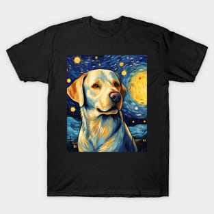 Golden Labrador Retriever Night T-Shirt